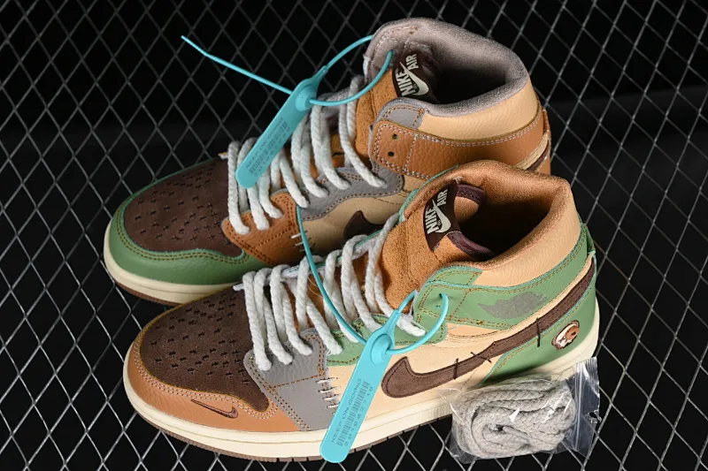 All categories Air Jordan Jordan series basketball shoes Air Jordan 1 High Air Jordan 1 High "Voodoo" AJ1 Joe 1 Voodoo Doll Retro Culture Leisure Sports Sneakers DZ7292-100